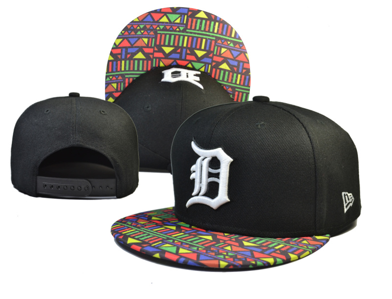 MLB Detroit Tigers NE Snapback Hat #13